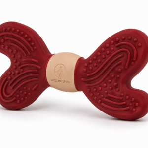 Sheddings Morpho Silicone Squeaky Chew Toy for Dogs