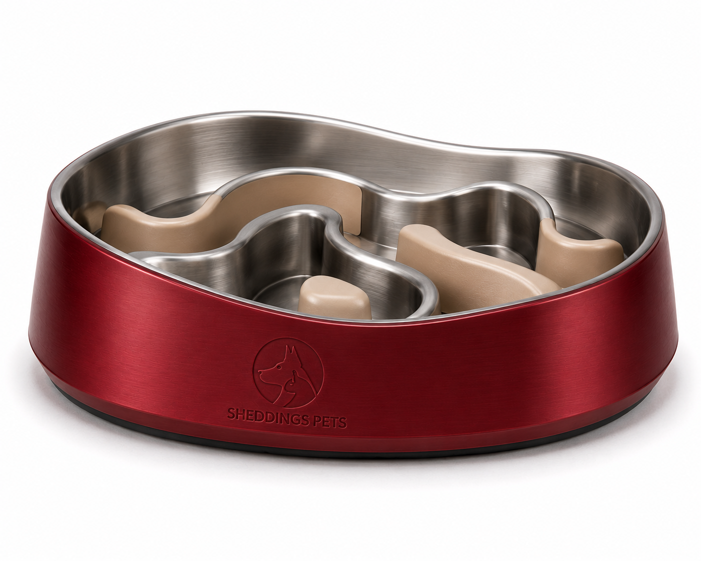 Sheddings WaveNest Stainless Steel Slow Feeder Bowl for Dogs - Image 5